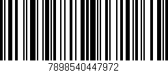 Código de barras (EAN, GTIN, SKU, ISBN): '7898540447972'