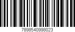 Código de barras (EAN, GTIN, SKU, ISBN): '7898540998023'