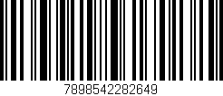 Código de barras (EAN, GTIN, SKU, ISBN): '7898542282649'