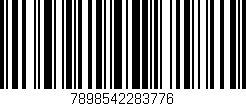 Código de barras (EAN, GTIN, SKU, ISBN): '7898542283776'