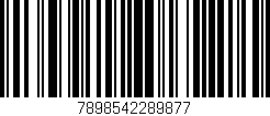 Código de barras (EAN, GTIN, SKU, ISBN): '7898542289877'