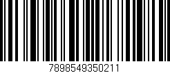 Código de barras (EAN, GTIN, SKU, ISBN): '7898549350211'