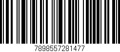 Código de barras (EAN, GTIN, SKU, ISBN): '7898557281477'