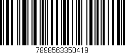 Código de barras (EAN, GTIN, SKU, ISBN): '7898563350419'