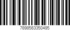 Código de barras (EAN, GTIN, SKU, ISBN): '7898563350495'