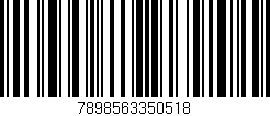 Código de barras (EAN, GTIN, SKU, ISBN): '7898563350518'