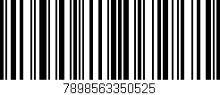 Código de barras (EAN, GTIN, SKU, ISBN): '7898563350525'