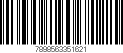 Código de barras (EAN, GTIN, SKU, ISBN): '7898563351621'