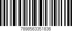 Código de barras (EAN, GTIN, SKU, ISBN): '7898563351836'