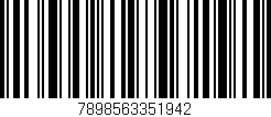 Código de barras (EAN, GTIN, SKU, ISBN): '7898563351942'