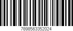 Código de barras (EAN, GTIN, SKU, ISBN): '7898563352024'
