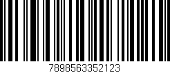 Código de barras (EAN, GTIN, SKU, ISBN): '7898563352123'