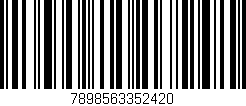 Código de barras (EAN, GTIN, SKU, ISBN): '7898563352420'