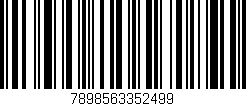 Código de barras (EAN, GTIN, SKU, ISBN): '7898563352499'