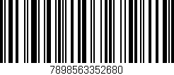 Código de barras (EAN, GTIN, SKU, ISBN): '7898563352680'