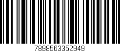 Código de barras (EAN, GTIN, SKU, ISBN): '7898563352949'