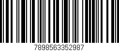 Código de barras (EAN, GTIN, SKU, ISBN): '7898563352987'