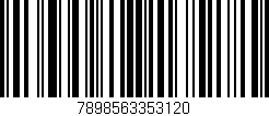 Código de barras (EAN, GTIN, SKU, ISBN): '7898563353120'