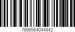Código de barras (EAN, GTIN, SKU, ISBN): '7898564044942'