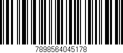 Código de barras (EAN, GTIN, SKU, ISBN): '7898564045178'