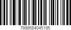 Código de barras (EAN, GTIN, SKU, ISBN): '7898564045185'