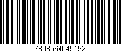 Código de barras (EAN, GTIN, SKU, ISBN): '7898564045192'