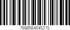 Código de barras (EAN, GTIN, SKU, ISBN): '7898564045215'