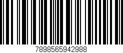 Código de barras (EAN, GTIN, SKU, ISBN): '7898565942988'
