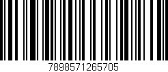 Código de barras (EAN, GTIN, SKU, ISBN): '7898571265705'
