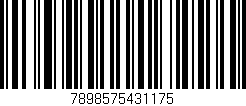 Código de barras (EAN, GTIN, SKU, ISBN): '7898575431175'