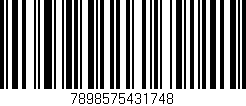 Código de barras (EAN, GTIN, SKU, ISBN): '7898575431748'