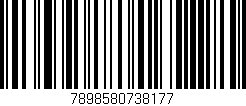 Código de barras (EAN, GTIN, SKU, ISBN): '7898580738177'