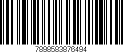 Código de barras (EAN, GTIN, SKU, ISBN): '7898583876494'