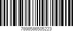 Código de barras (EAN, GTIN, SKU, ISBN): '7898586505223'
