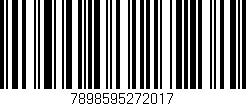 Código de barras (EAN, GTIN, SKU, ISBN): '7898595272017'