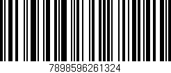 Código de barras (EAN, GTIN, SKU, ISBN): '7898596261324'