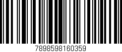 Código de barras (EAN, GTIN, SKU, ISBN): '7898598160359'