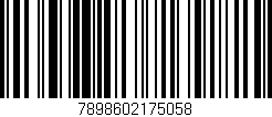 Código de barras (EAN, GTIN, SKU, ISBN): '7898602175058'