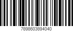 Código de barras (EAN, GTIN, SKU, ISBN): '7898603894040'