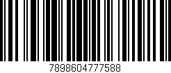 Código de barras (EAN, GTIN, SKU, ISBN): '7898604777588'