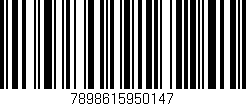 Código de barras (EAN, GTIN, SKU, ISBN): '7898615950147'