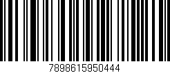 Código de barras (EAN, GTIN, SKU, ISBN): '7898615950444'