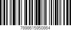 Código de barras (EAN, GTIN, SKU, ISBN): '7898615950864'