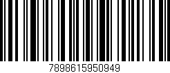 Código de barras (EAN, GTIN, SKU, ISBN): '7898615950949'