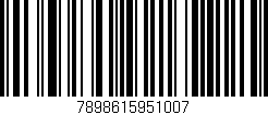Código de barras (EAN, GTIN, SKU, ISBN): '7898615951007'