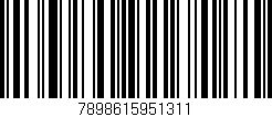 Código de barras (EAN, GTIN, SKU, ISBN): '7898615951311'
