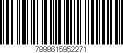 Código de barras (EAN, GTIN, SKU, ISBN): '7898615952271'