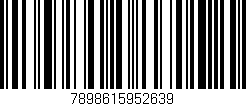 Código de barras (EAN, GTIN, SKU, ISBN): '7898615952639'
