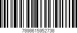 Código de barras (EAN, GTIN, SKU, ISBN): '7898615952738'