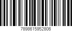 Código de barras (EAN, GTIN, SKU, ISBN): '7898615952806'